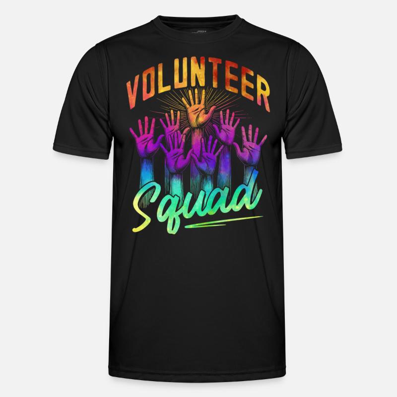 Escouade de bénévoles T-shirt sport Homme