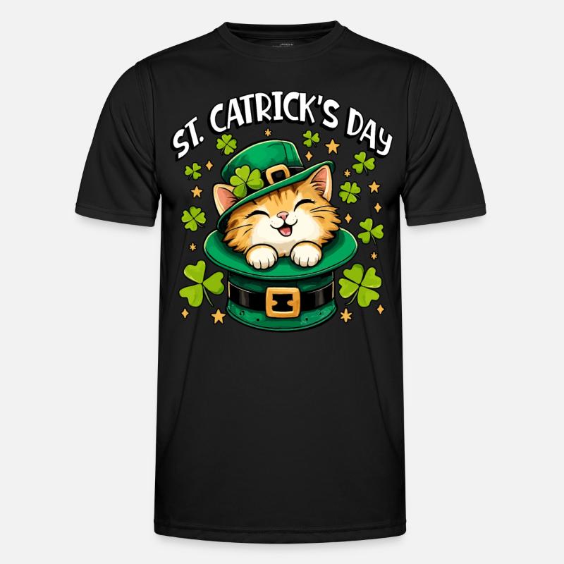 St. Catrick's Day - Men's Functional T-Shirt - black