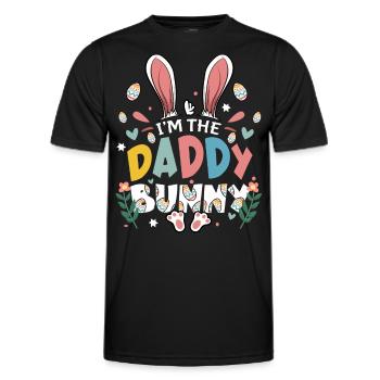 I'm The Daddy Bunny - Männer Funktions-T-Shirt - Schwarz - Vorne - AI Model Male 178 dark (178cm)
