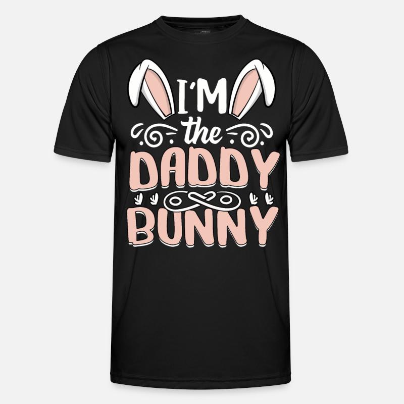 I'm The Daddy Bunny - Men's Functional T-Shirt - black