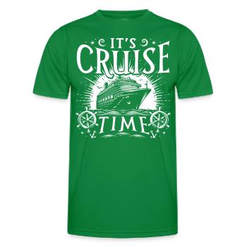 It's Cruise Time - Männer Funktions-T-Shirt - Kelly Green - Vorne - AI Model Male 178 dark (178cm)