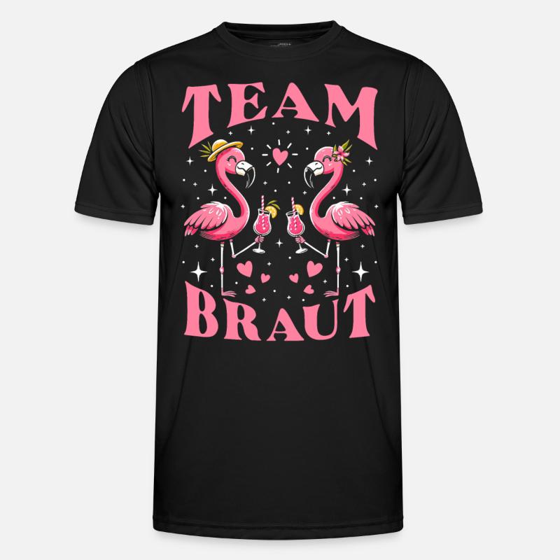 Team Bride - Men's Functional T-Shirt - black