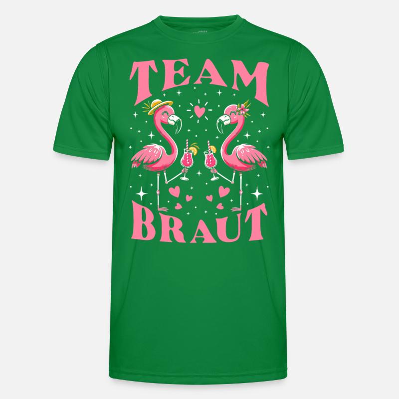 Team Braut Männer Funktions-T-Shirt