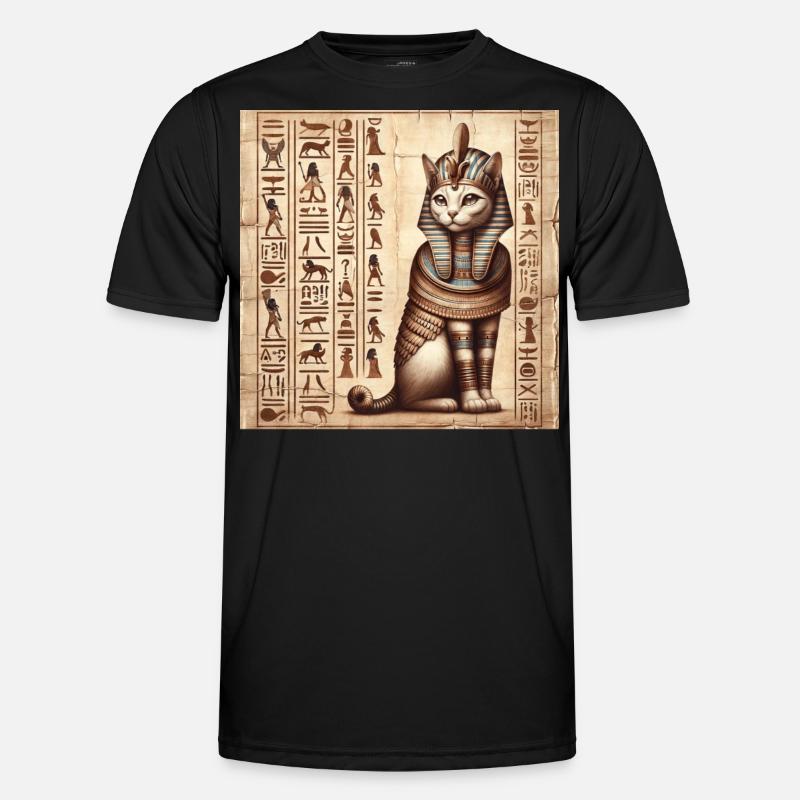 Pharaoh Papyrus Scroll Retro Desert Men's Functional T-Shirt