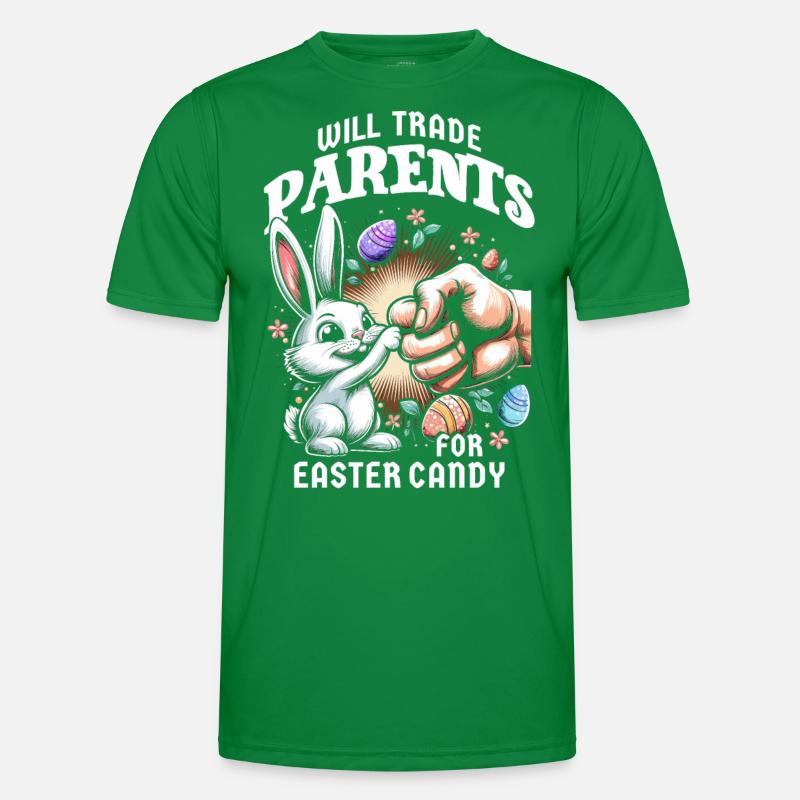 Will Trade Parents For Easter Candy Männer Funktions-T-Shirt