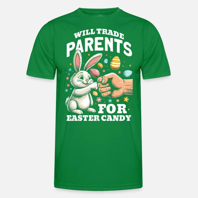 Will Trade Parents For Easter Candy Männer Funktions-T-Shirt