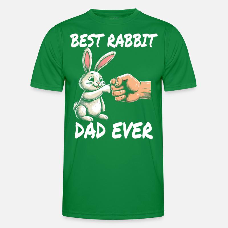 Best Rabbit Dad Ever Men's Functional T-Shirt