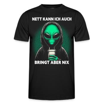 Sympa je peux aussi apporter mais rien n’apporte - T-shirt sport Homme - noir - Devant - AI Model Male 178 dark (178cm)