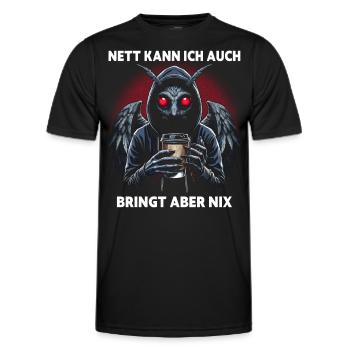 Sympa je peux aussi apporter mais rien n’apporte - T-shirt sport Homme - noir - Devant - AI Model Male 178 dark (178cm)
