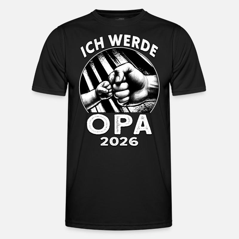 Ich werde Opa 2026 Männer Funktions-T-Shirt