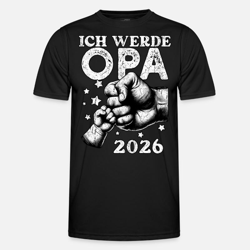 Ich werde Opa 2026 Männer Funktions-T-Shirt