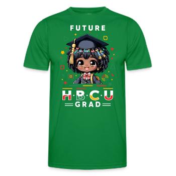Future HBCU - Männer Funktions-T-Shirt - Kelly Green - Vorne - AI Model Male 178 dark (178cm)