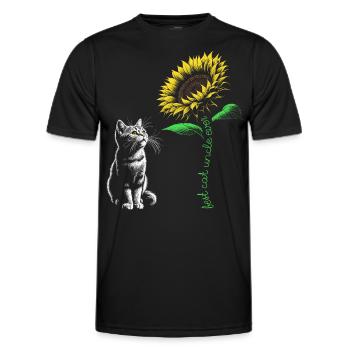 Best Cat Uncle Ever - Männer Funktions-T-Shirt - Schwarz - Vorne - AI Model Male 178 dark (178cm)