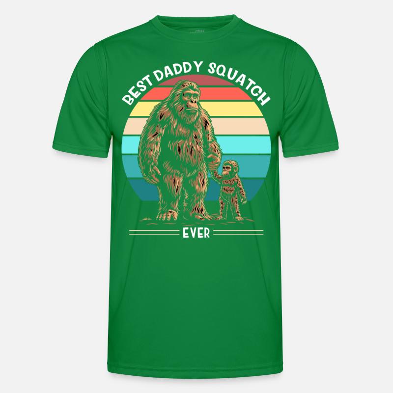 Best Daddy Squatch Ever Men's Functional T-Shirt