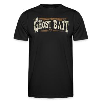 Appât fantôme Appât fantôme Bouclier paranormal Design - T-shirt sport Homme - noir - Devant - AI Model Male 178 dark (178cm)