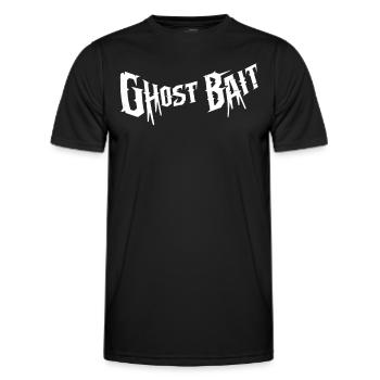 Appât fantôme Lettrage effrayant | Appât fantôme - T-shirt sport Homme - noir - Devant - AI Model Male 178 dark (178cm)
