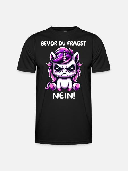 Before you ask: No - Men's Functional T-Shirt - black