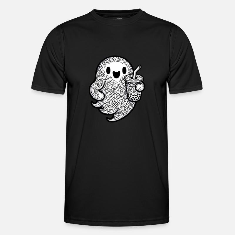 Ghost Bubble Te - Männer Funktions-T-Shirt - Schwarz