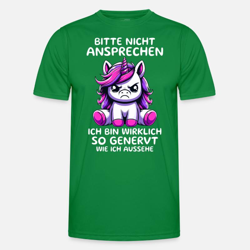 Bitte Nicht Ansprechen Ich Bin Wirklich Genervt Männer Funktions-T-Shirt