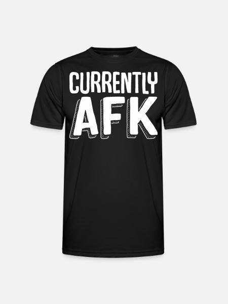 Currently AFK - Men's Functional T-Shirt - black