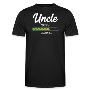 Oncle Chargement 2029 - T-shirt sport Homme - noir - Devant - AI Model Male 178 dark (178cm)