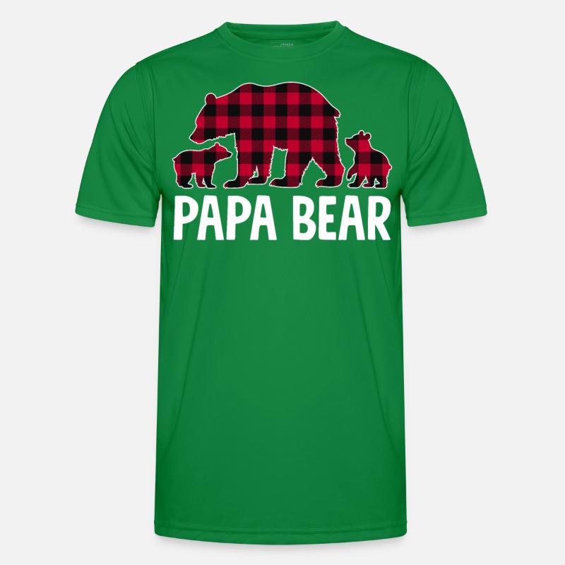 Papa Bear Männer Funktions-T-Shirt