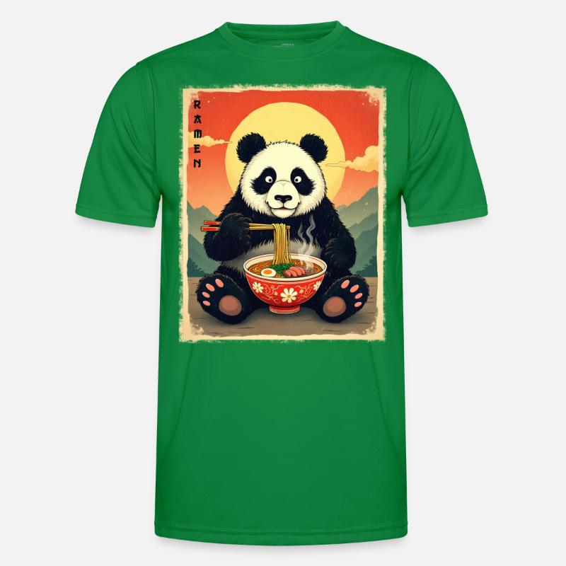 Panda Bear Ramen T-shirt sport Homme