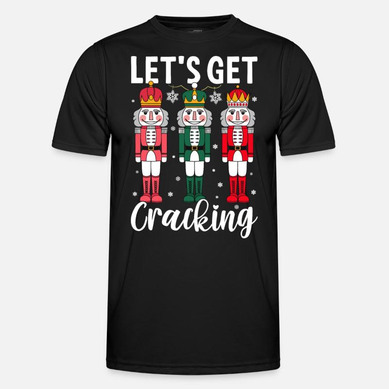 Let's Get Cracking - Men's Functional T-Shirt - black