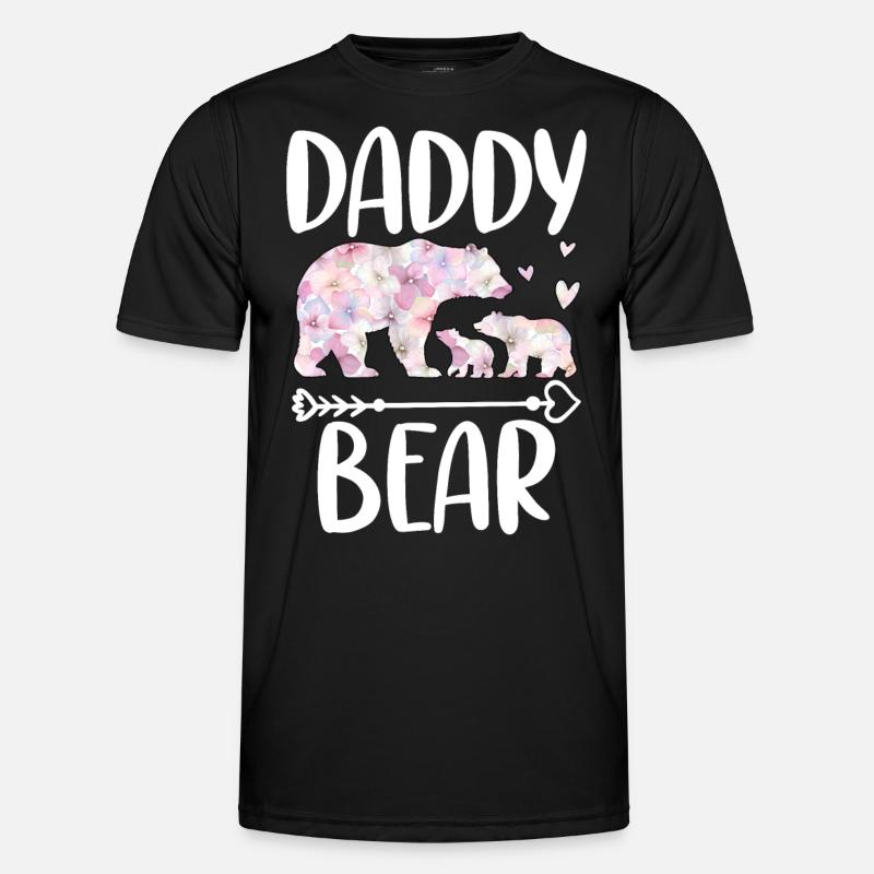 Daddy Bear - Men's Functional T-Shirt - black