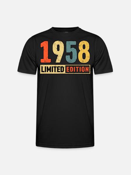 Edition limitée 1958 - T-shirt sport Homme - noir