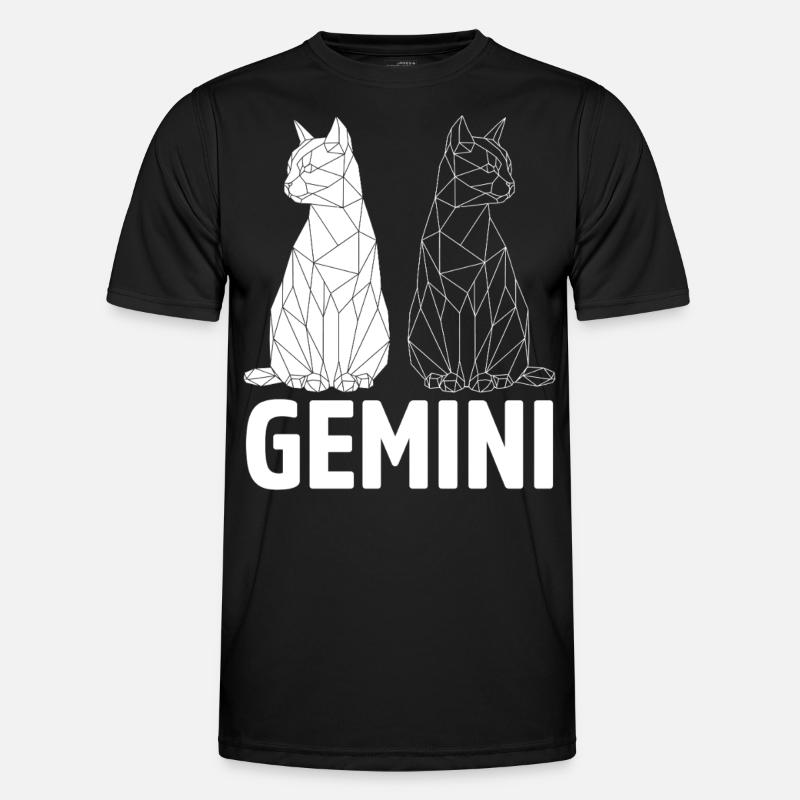 Gémeaux - T-shirt sport Homme - noir