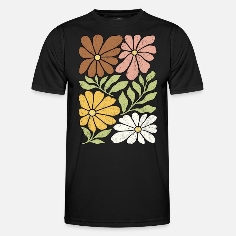 Fleurs sauvages Boho T-shirt sport Homme