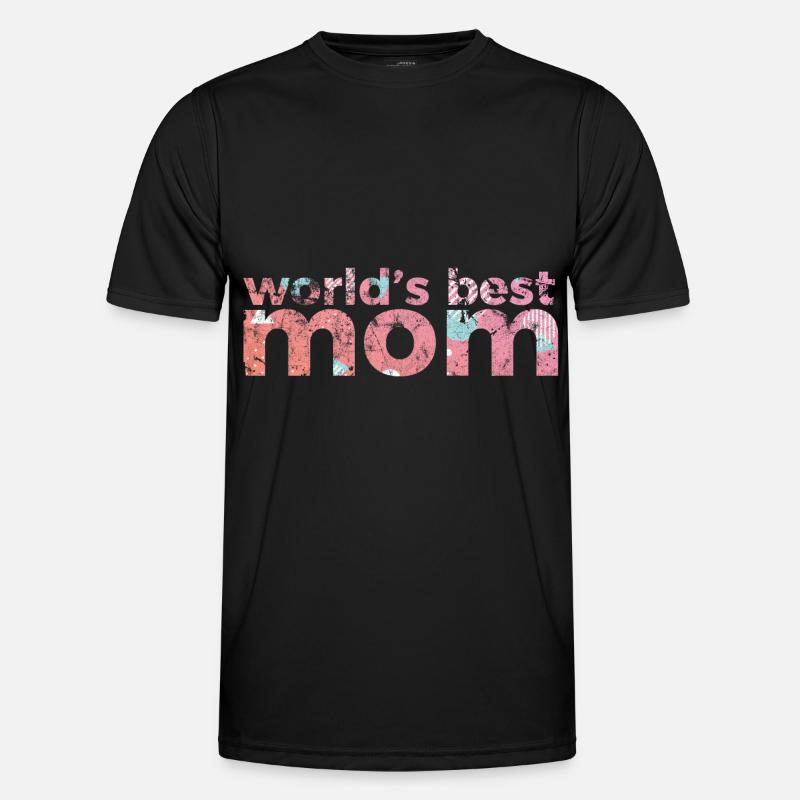 Muttertag - Männer Funktions-T-Shirt - Schwarz