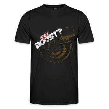 Auto - Männer Funktions-T-Shirt - Schwarz - Vorne - AI Model Male 178 dark (178cm)