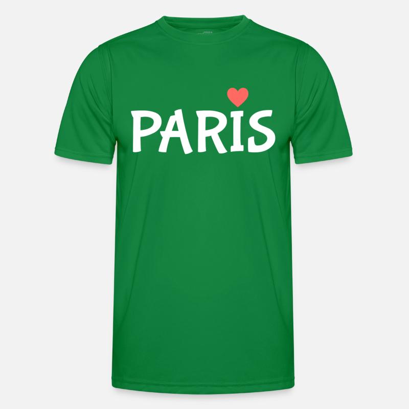 Paris Männer Funktions-T-Shirt