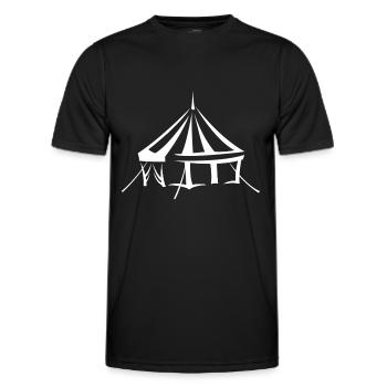Zirkus - Männer Funktions-T-Shirt - Schwarz - Vorne - AI Model Male 178 dark (178cm)