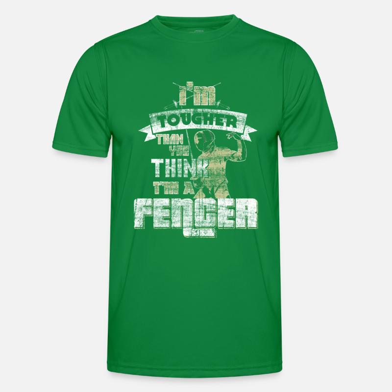 Fechter Geschenk Hobby Männer Funktions-T-Shirt