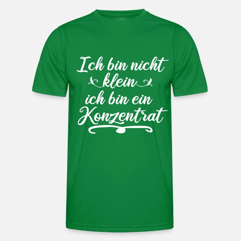 Ich bin nicht klein ich bin ein Konzentrat Männer Funktions-T-Shirt