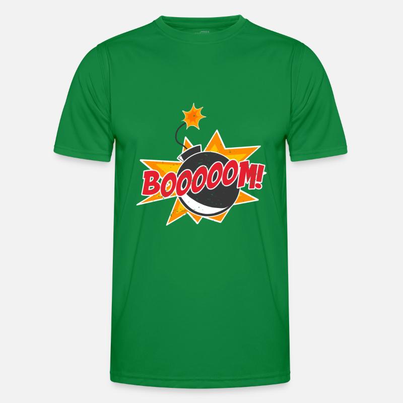 Cómics Manga Camiseta funcional para hombres