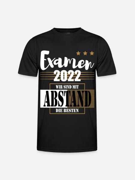 Examen 2022 Wir sind mit Abstand die Besten - Männer Funktions-T-Shirt - Schwarz