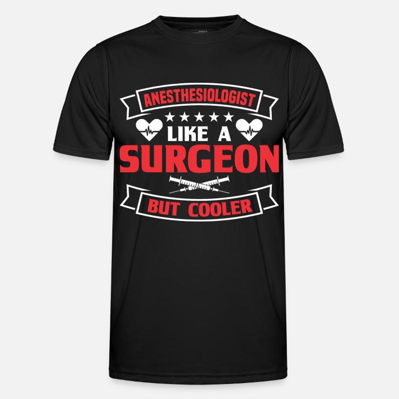 Anesthesia Anesthesia Technician Anesthesiologist - Men's Functional T-Shirt - black