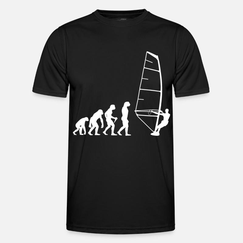 Windsurfer Surf Windsurf Gift Windsurfing - Men's Functional T-Shirt - black