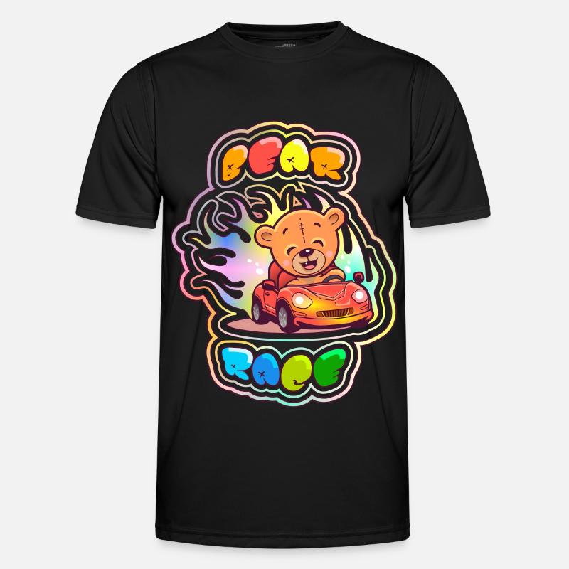 Course de l'ours en peluche 1 T-shirt sport Homme