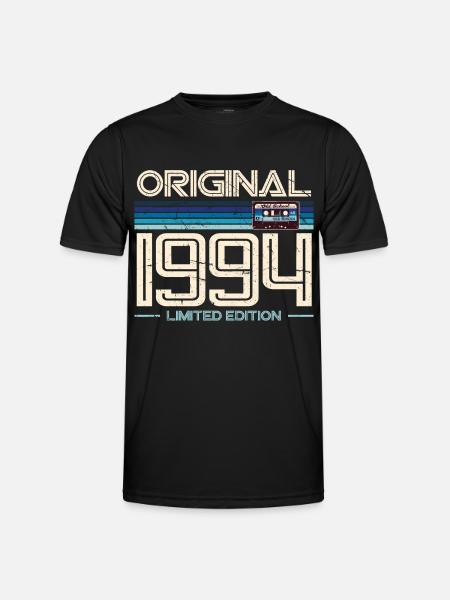 30. Geburtstag 1994 Jahrgang Retro Vintage - Männer Funktions-T-Shirt - Schwarz