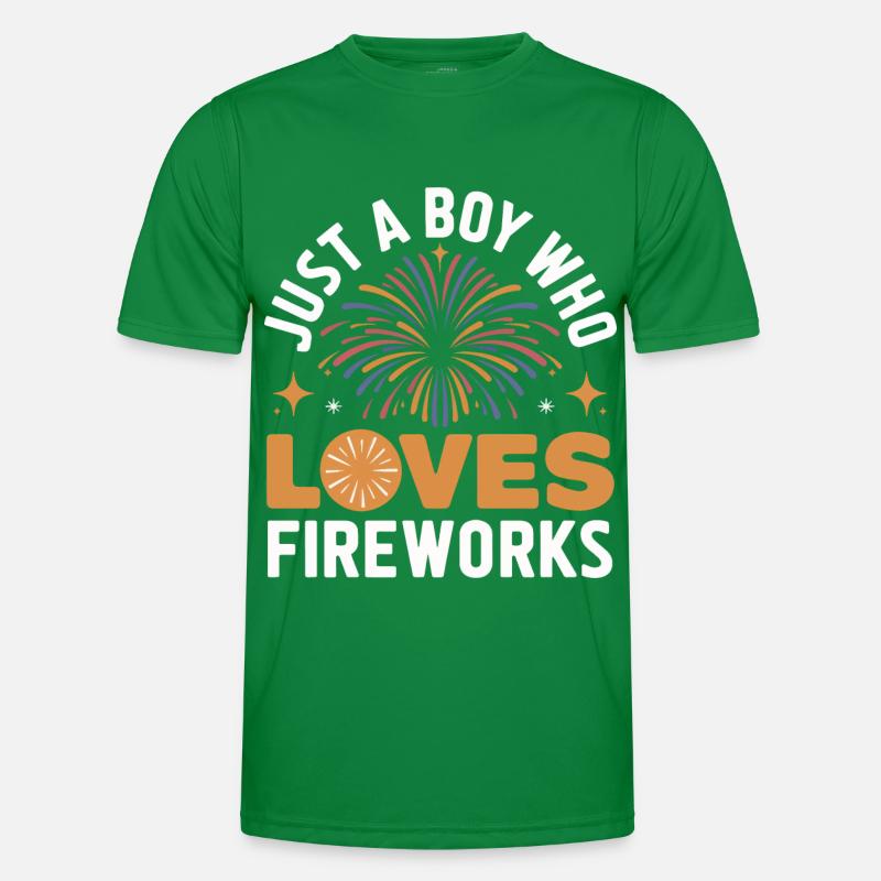 Pyrotechniker Feuerwerk Pyrotechnik Männer Funktions-T-Shirt