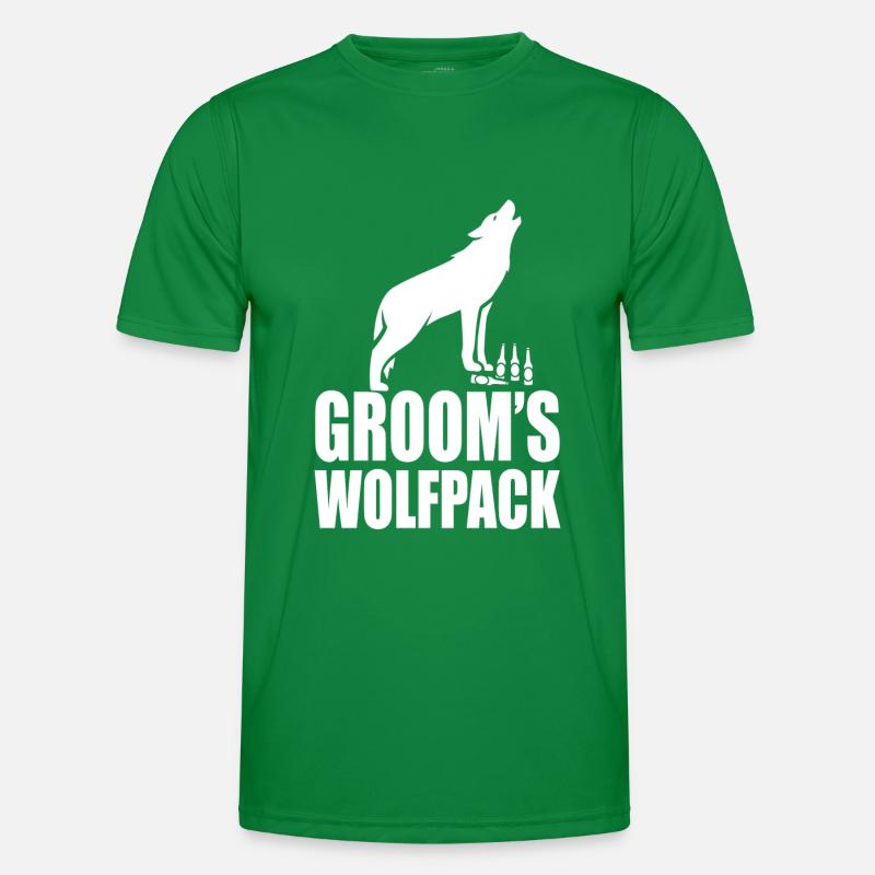 Groom's Wolfpack Men's Functional T-Shirt