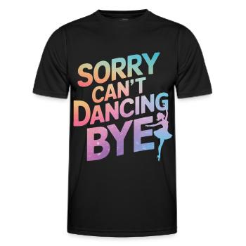 Tanzen Tänzer Tanzen - Männer Funktions-T-Shirt - Schwarz - Vorne - AI Model Male 178 dark (178cm)