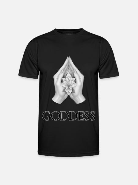GODDESS (subtitle) #057 - Men's Functional T-Shirt - black