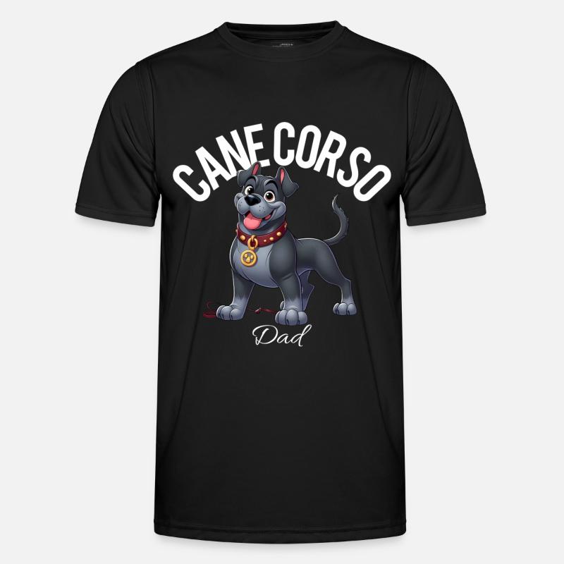 Cane Corso Dad 3 - Men's Functional T-Shirt - black