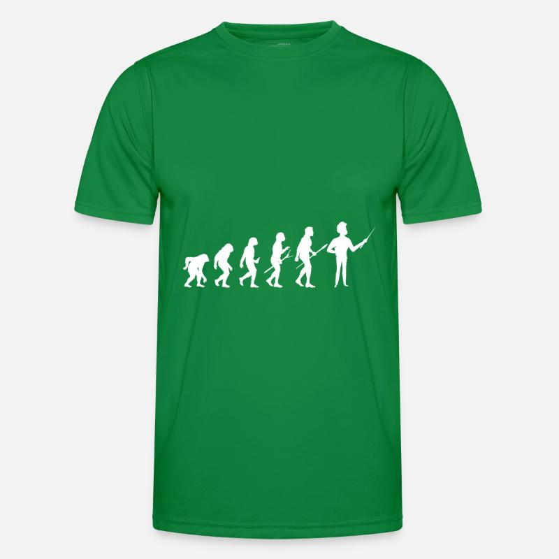 Evolution Lehrer Männer Funktions-T-Shirt